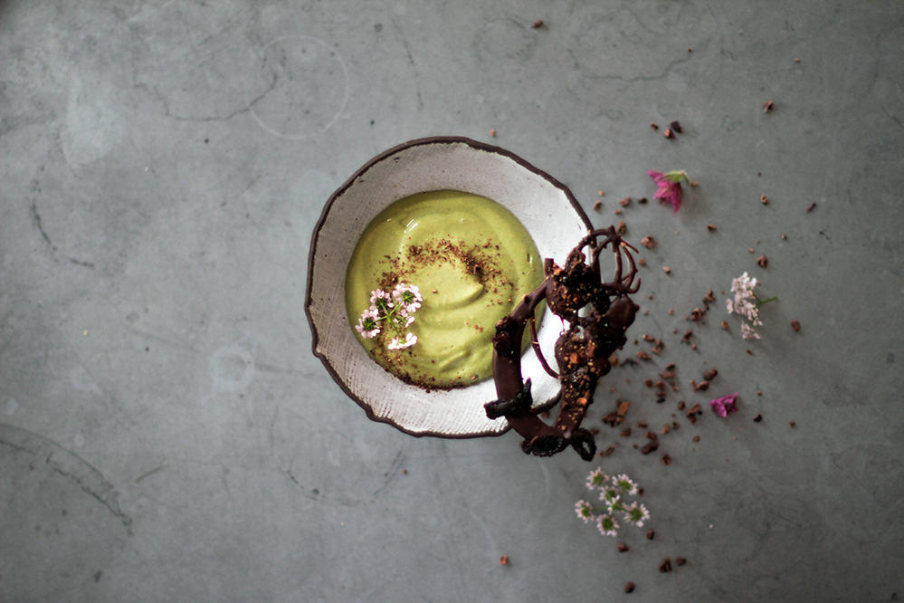 Avocado pudding